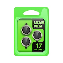 Apple İphone 17 Pro Raze Metal Kamera Lens - Gri Belirtilmemiş