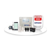 Opax-2545 Pstn/Gsm/Sms Panel & Bgr-10 Kablolu Sirenli Full Set