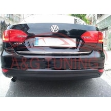 Volkswagen Jetta Formlu Krom Bagaj Alt Çıta 2011-2014 Paslanmaz Ç N11.4824