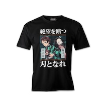 Demon Slayer - Kimetsu No Yaiba Siyah Erkek Tshirt