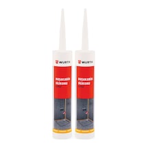 Würth Duşakabin Silikonu Şeffaf 310 Ml 2 Adet Kararmayan Silikon
