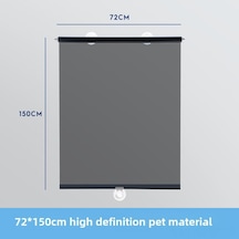 Maiyame Kamyon Ön Camı İçin Uzatılabilir Isı Yalıtımı Cam Filmi, Sürekli Cam Görünürlüğü, Saksi Montajlı, 72x150 Cm