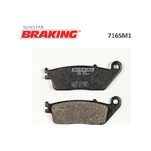 Braking 716sm1 2008-2014 Daelim Roadwin 250 Uyumlu Ön Fren Balatası Yarı Metalik Balata 26792073