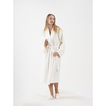 Bukle Şalyaka Bornoz Unisex %100 Pamuk Ev Otel Spa Banyo Bornozu 001