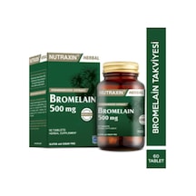 Std Nutraxin Bromelain 500 Mg 60 Tablet Gıda Takviyesi Teklidir