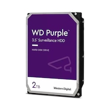 2 Tb Wd 3.5 Purple Sata3 5400rpm 64mb 7/24 Guvenlık Wd23purz 3 Yıl Resmı Dıst Garantılı