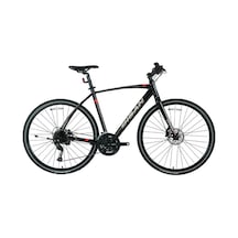 Bisan Trx 8600 Altus Erkek Şehir Bisikleti 48cm Hd 28 Jant 27 Vites Parlak Siyah Kırmızı Çok Renkli