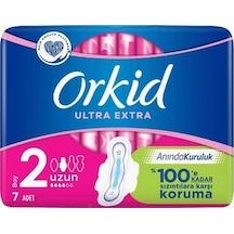 Orkid 2 Ultra Extra Tekli Uzun Hijyenik Ped 4 x 7'li
