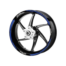 Deeb Pulsar Jant Şeridi Reflektif Mavi Beyaz Model S N11.69940