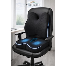Ortopedik Visco Bel Destekli Oturma Minderi Ergonomik Destek Yastığı Ofis Araç