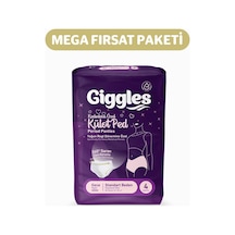 Giggles Külot Ped 52-100 Bel Ölçüsü 360 Esnek Beden Sızdırmaz Regl Gece Külodu 16 Paket 64 Adet