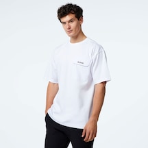 Columbia Heritage Erkek Beyaz Günlük T-shirt - Cs0376 Beyaz