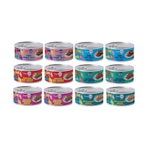 Karışık Kedi Konserve Maması, 85 Gr, 12 Adet