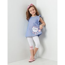 Denokids Deniz Kedisi Tunik Takım Çok Renkli