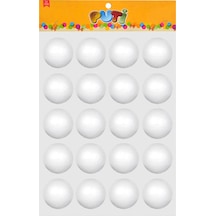 Puti Köpük Top 3cm 20'li Paket