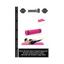 Özel Üretim Spor Sepeti Egzersiz Örtüsü Antrenman Halısı 50x140 Cm Pilates Yoga Matı Çok Renkli