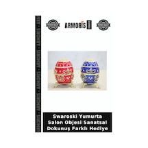 Swaroski Yumurta Salon Objesi Sanatsal Dokunuş Farklı Hediye