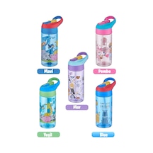 Fiftyfifty 500ml Tritan Kalın Pipetli Çocuk Okul Su Matarası Çok Renkli