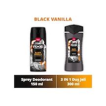 Axe Black Vanilla Duş Jeli 3 In 1 Vücut Saç Yüz 300 Ml + Erkek Sprey Deodorant 150 Ml Diğer