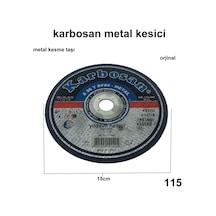 Karbosan 115 Metal Kesici Demir Kesici  Küçük Boy Avuç Ta