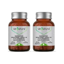 Venatura Magnezyum Bisglisinat + Sitrat ve P+5+P Vitamin B6 2 x 60 Kapsül