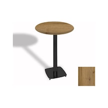 Bistro Masa Tokyo Esb - Werzalit, Wermodin Ve Allzalit Tabla 60 Cm Çap - Canyon Palace Oak Çok Renkli