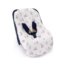 Müslin Puset Kılıfı Bébé Lapin Rose