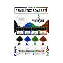 4'lü Set Premium Parafin Soya Wax Toz Mum Boyası Hobi Seti - 5 Cc Siyah, Mavi, Yeşil, Turuncu Bkfab4smyt5g Karışık