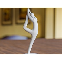 Danscı Kadın Şık Tasarım Hediyelik Dekoratif Obje Figür 15 Cm