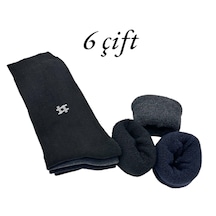 Erkek Havlu Çorap Kışlık Isı Emici Termal Çorap 6'çift Asorti