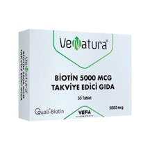 Biotin 5000 Mcg Takviye Edici Gıda
