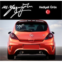 Muhsin Yazıcıoğlu Imzası Sticker Imza Stickeri Rakipsiz Kalite