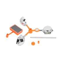 B0ccm Beyaz Solar Ses Işığı Kuş Kovucu 360 Dönen Solar Kuş