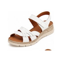 N Napa Shoe Np.2642.beyaz.deri Sandalet