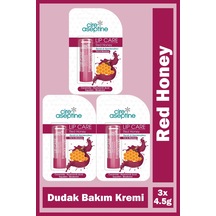 Cire Aseptine Red Honey Renkli Nemlendirici Dudak Bakım Kremi 4,5 Gr 3 Adet
