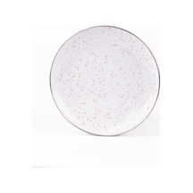 Emaylab Speckles Sunum Tabağı Dekoratif Tabak 26cm Pembe