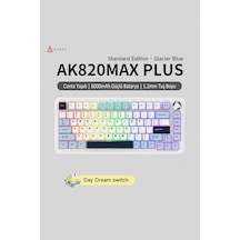 Ak820 Max Plus - Hot-swap-dinamik Rgb Mekanik Oyun Klavyesi Day Dream Switch - Lacivert Beyaz Ak820 Max Plus - Hot-swap-dinamik Rgb Mekanik Oyun Klavyesi Day Dream Switch - Lacivert Beyaz