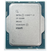 INTEL Core i3 12100 4 4.30 GHz 12MB 1700P Tray Fansız