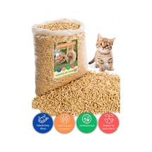 %100 Doğal Çam Peleti Kedi Kumu 10 Kg