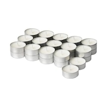 Ikea Jämlık 30'li Tealight Mum 3,8 X 3 Cm Hindistan Cevizi - Vanilya - Süt Beyaz