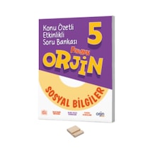 5. Sınıf Orjin Sosyal Bilgiler Konu Özetli Soru Bankası