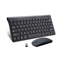 Samsung Galaxy Tab A8 Uyumlu Kablosuz Klavye Mouse Set SİYAH