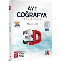 3d Yayınları Ayt Coğrafya Soru Bankası 2026