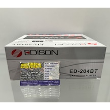 Edison Ed 204 Bt Usb Aux Bluetooth Fm Radyo Oto Teyp Mp3
