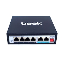 Beek Bn-fs-1604p 6 Port 4 Port 10/100mbps Poe 2 Port Uplink Poe Switch
