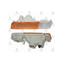 Depo Sinyal Lambası Tampon L-200 99-05 Sarı-beyaz Sol Mr109133