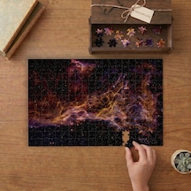 Örtü Bulutsusu - Samanyolu - Yıldızlar Tasarımı 240 Parça Ahşap Puzzle Ahşap Kutuda Mpy50237