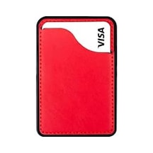 Telefon Kılıflarına Uyumlu Telefon Arkası Kartlık Yapışkanlı Kırmızı Diğer