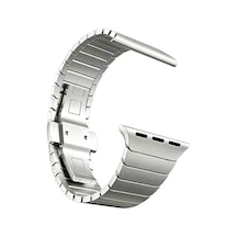 Paslanmaz Çelik Metal Bağlantılı Bileklik Apple Watch Serisi 11/10/9/8/7,ultra 3/2/1,se 3/2/1 2025 İle Uyumlu Çok Renkli