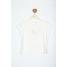 Xo Kids Kız Çocuk Tişort 10-16 Yaş 38800 Ekru